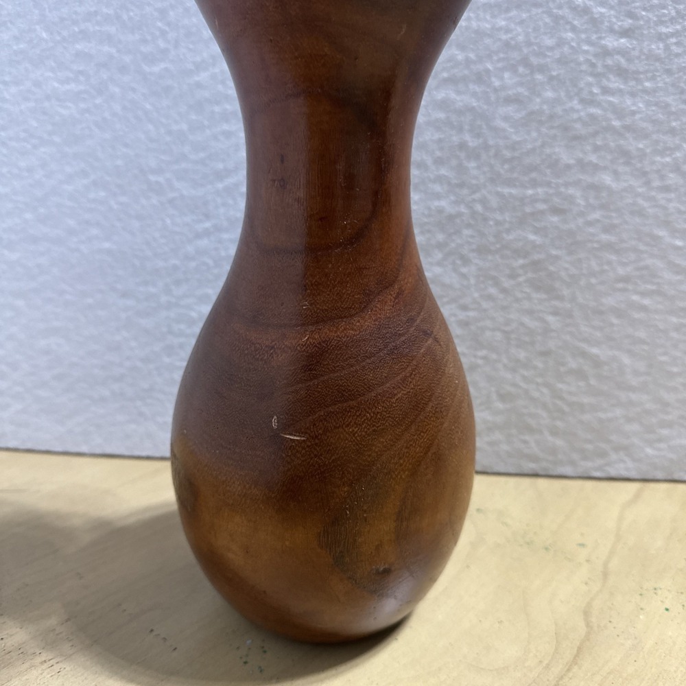 Wood Vase Flower Vase 10 Inch‎ Home Decor Multipurpose use - Picture 2 of 11